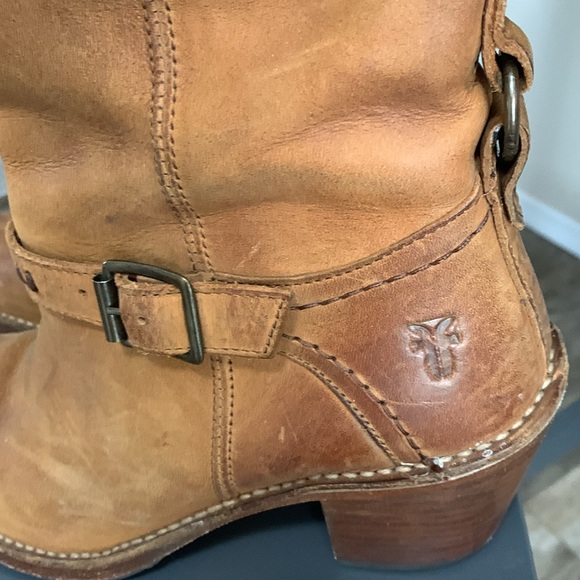 Frye Tan Heeled Boots - Picture 2 of 12